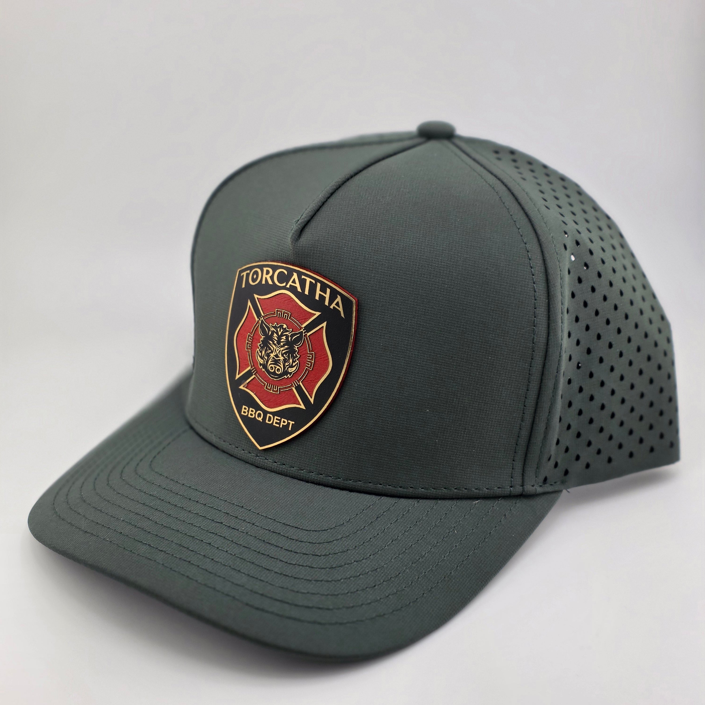 Battle Boar BBQ Dept. Hat – Legacy Green