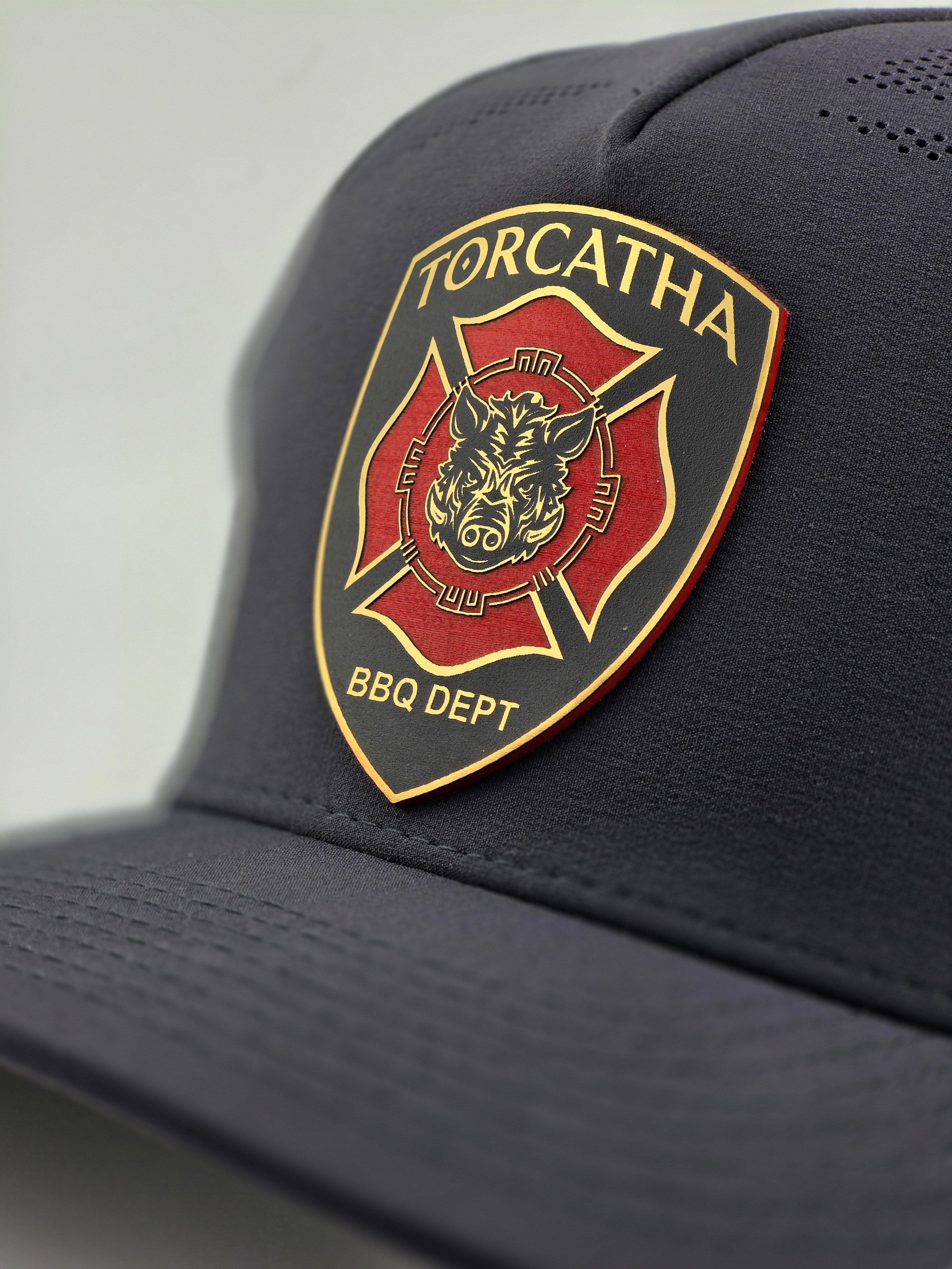 Battle Boar BBQ Dept. Hat – Duty Blue Edition