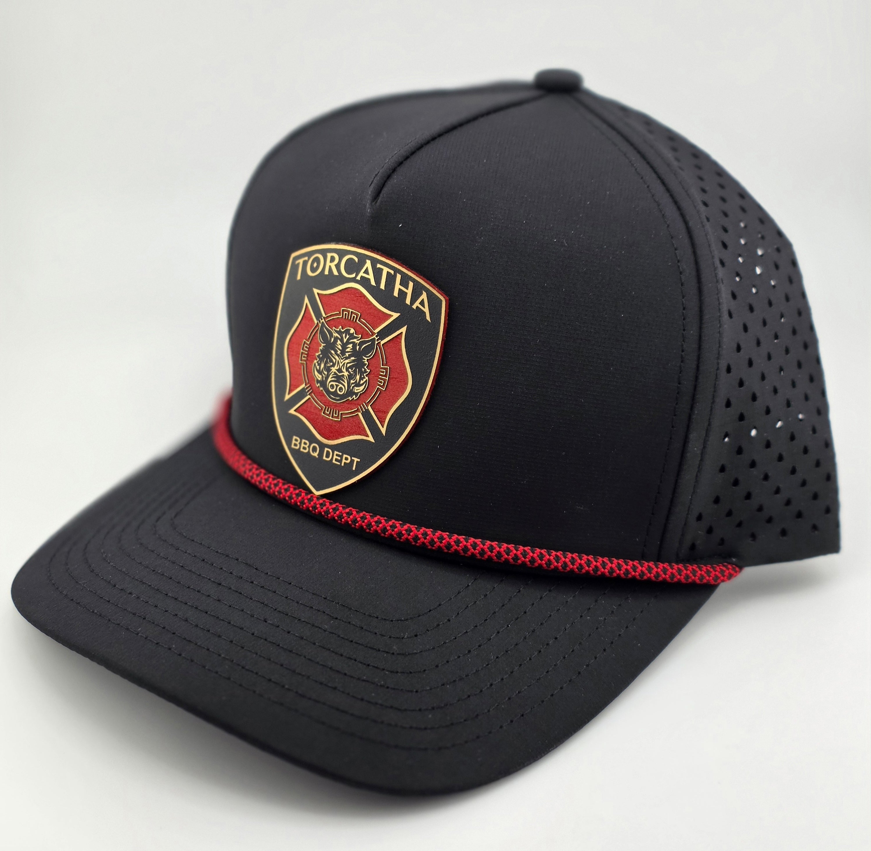 Battle Boar BBQ Dept. Hat – Thin Red Line Edition