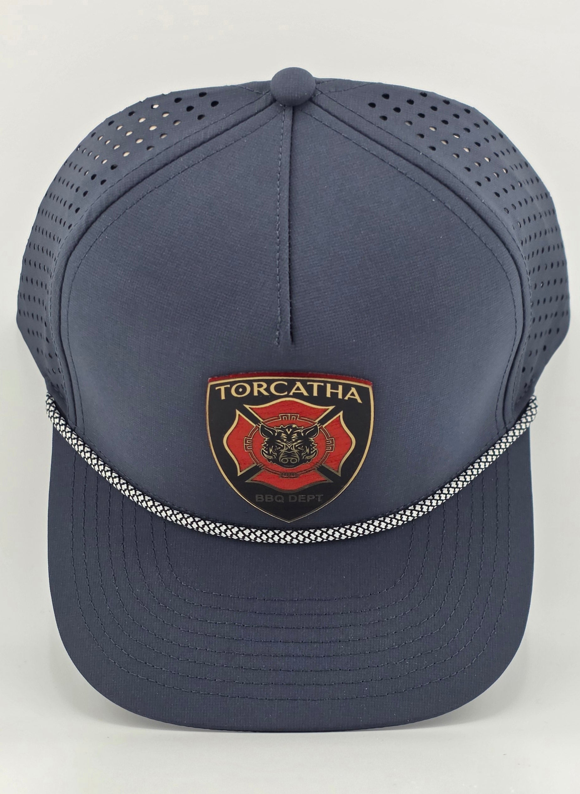 Battle Boar BBQ Dept. Hat – Lonestar Blue